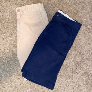 Boys Crew Cut khaki shorts